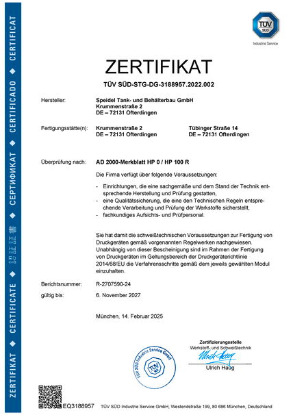 Zertifikat